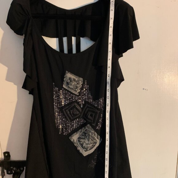 Save the Queen Camisole Black XXL - Picture 12 of 14